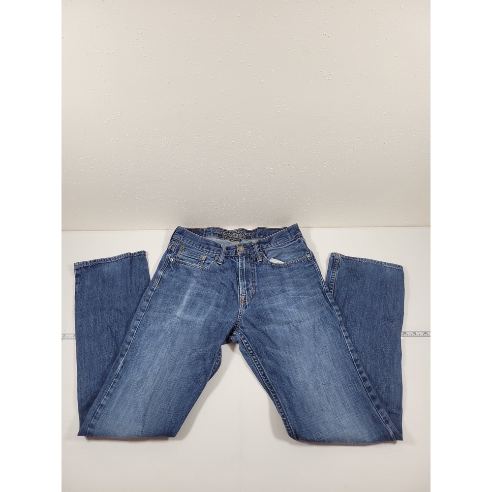 American Eagle Relaxed Straight Jeans Men 30x34 Blue Excellent Denim 100% Cotton